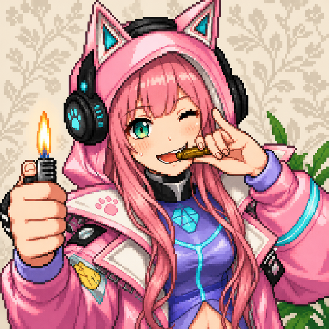 事件帖像素插图