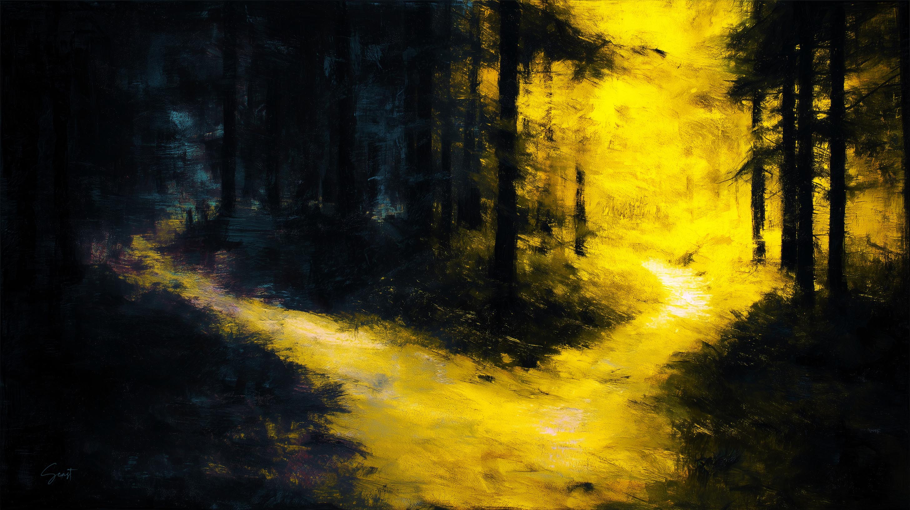 Illustration — The Road Not Taken
