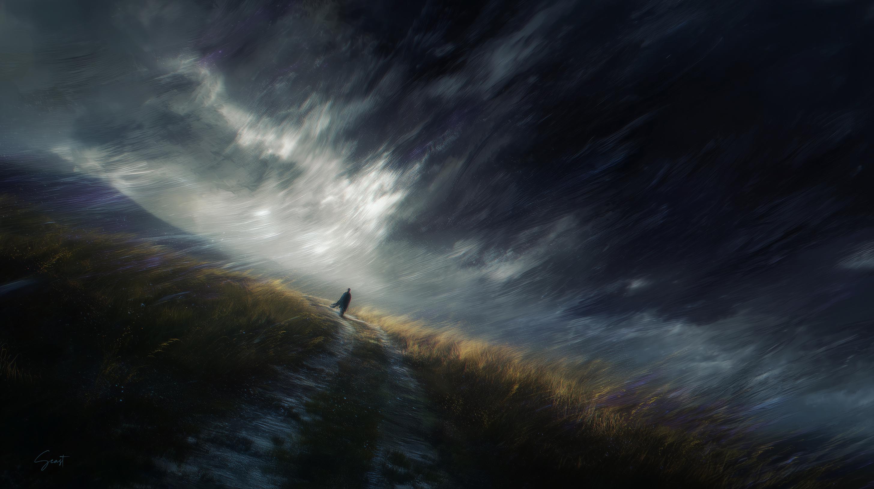 Illustration — A Worn Path