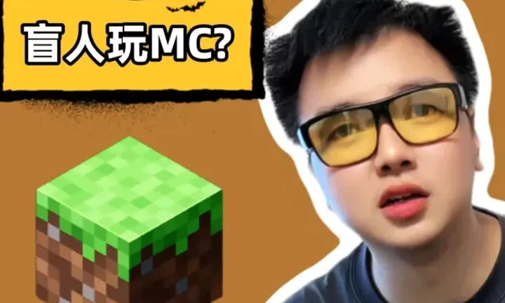 《作为盲人我是如何玩MC的》封面
