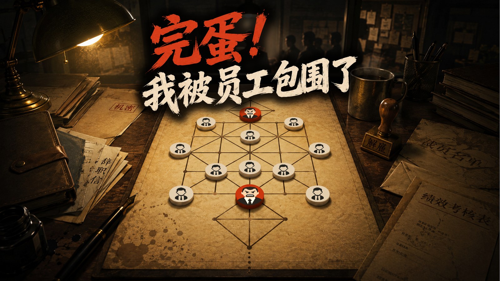 《完蛋！我被员工包围了》主视觉