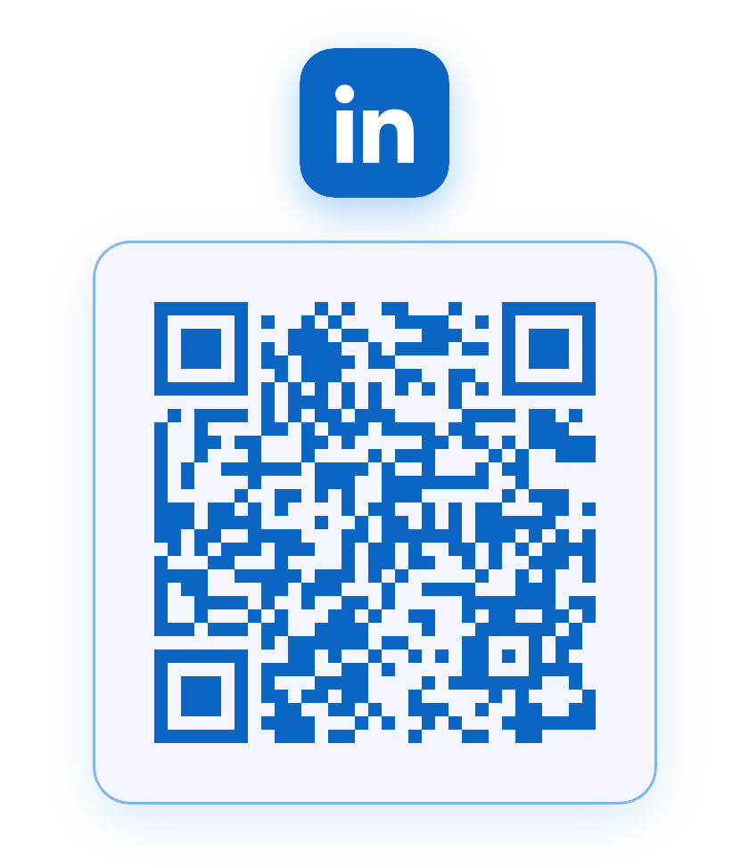 扁子哥的领英二维码，linkedin.com/in/jiazeli-jazer